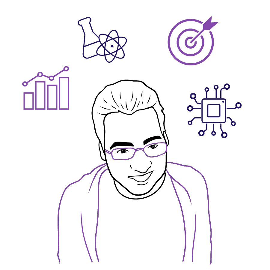 illustration of Levy Vargas