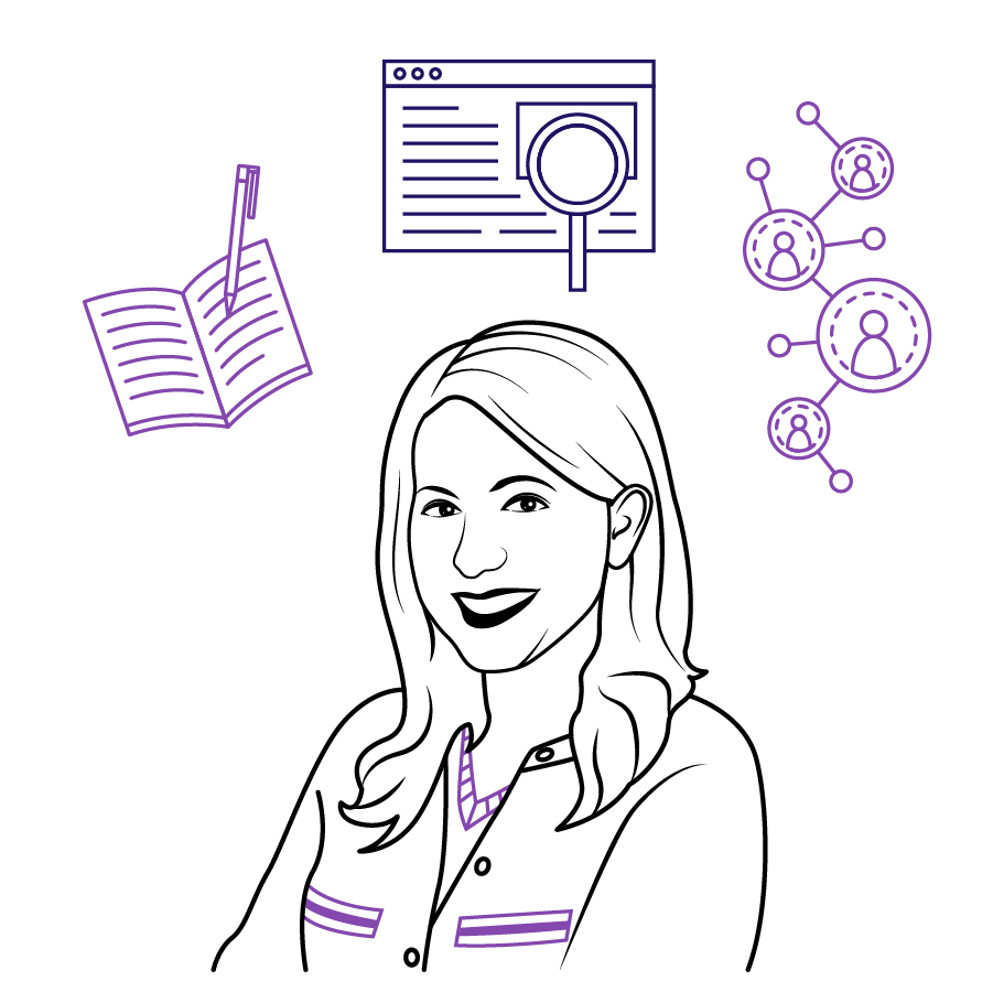 illustration of Lindsay Fox